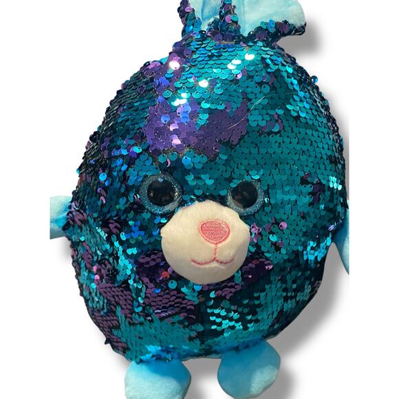 Walmart Ways to Celebrate Plush Bunny Rabbit Sequin Easter Stuffed Animal 12” - Picture 3 of 13